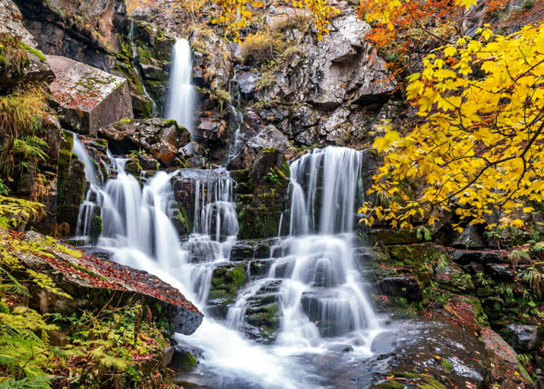 Dardagna waterfalls secondo fall