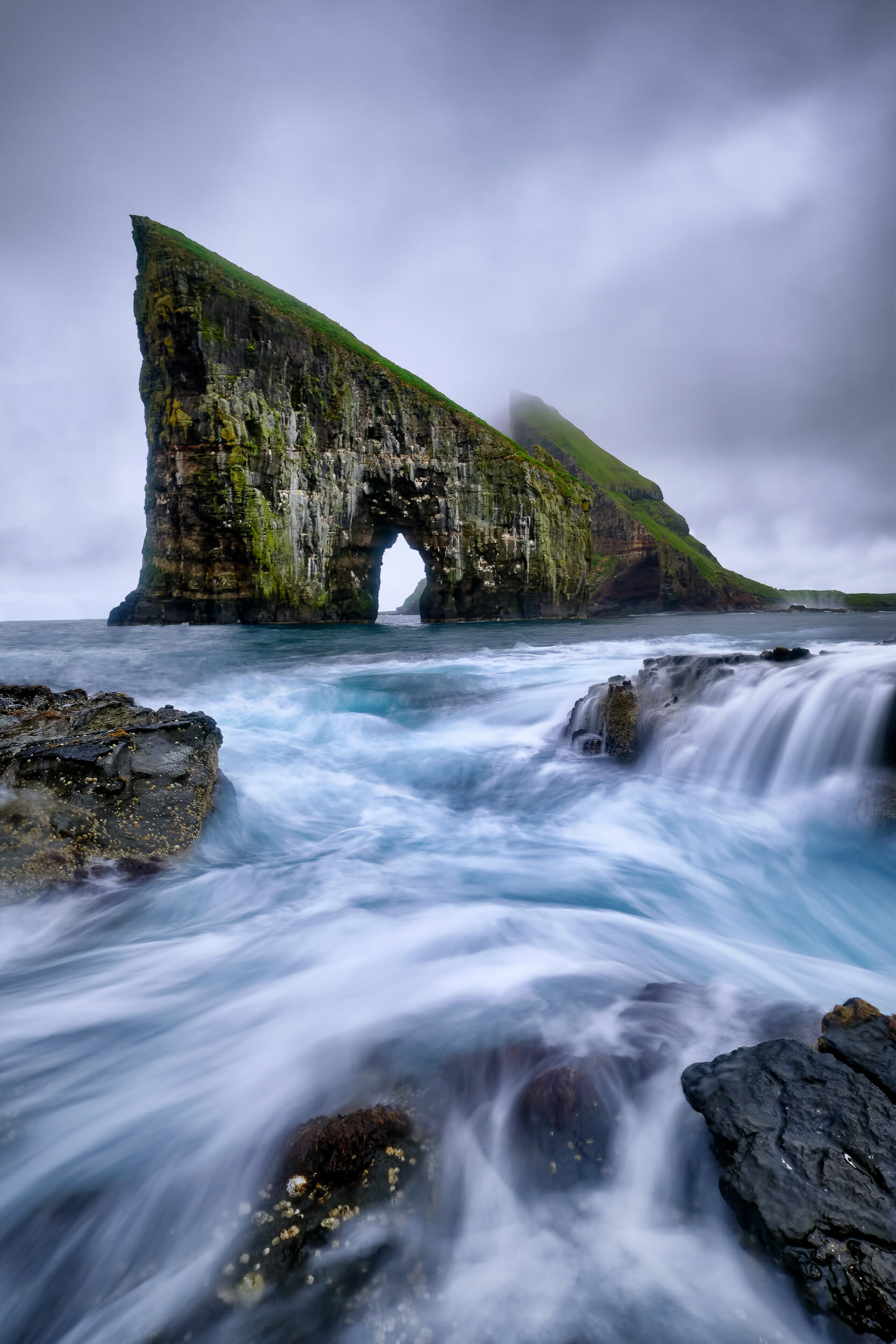 Il faraglione Dranganir alle Isole Faroe