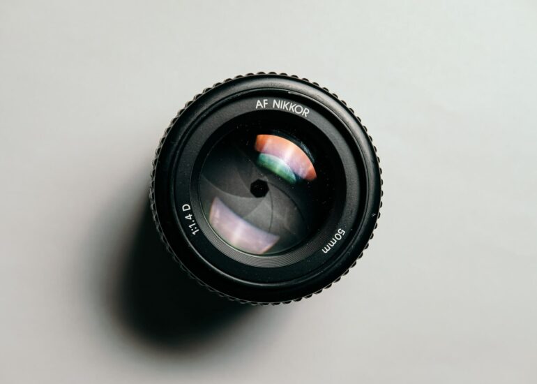 obiettivo fotografico